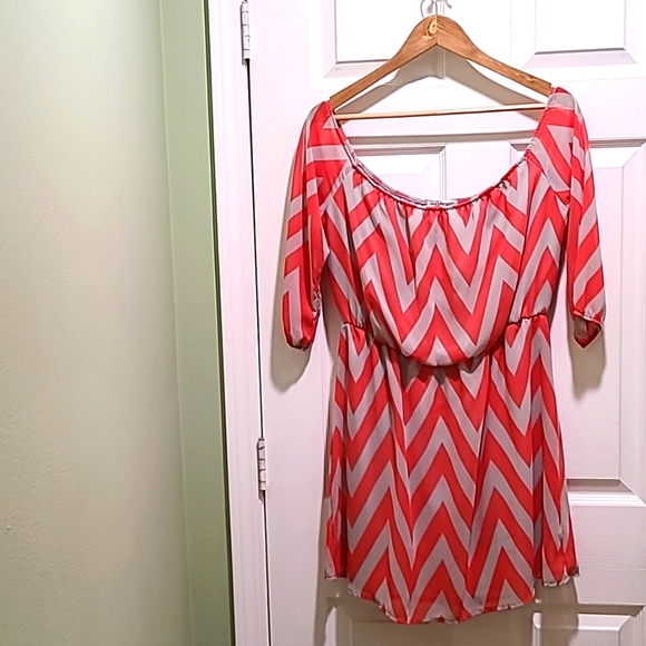 Zig Zag Party Dress - Picture 1 of 5